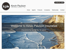 Tablet Screenshot of paulsoninsurance.com